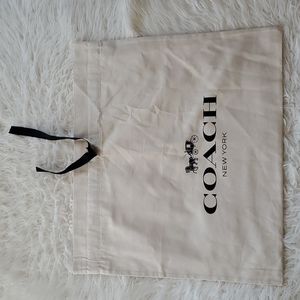 Coach Dust Bag Drawstring Brand New Without Tag Size 21.5" X 24.5"